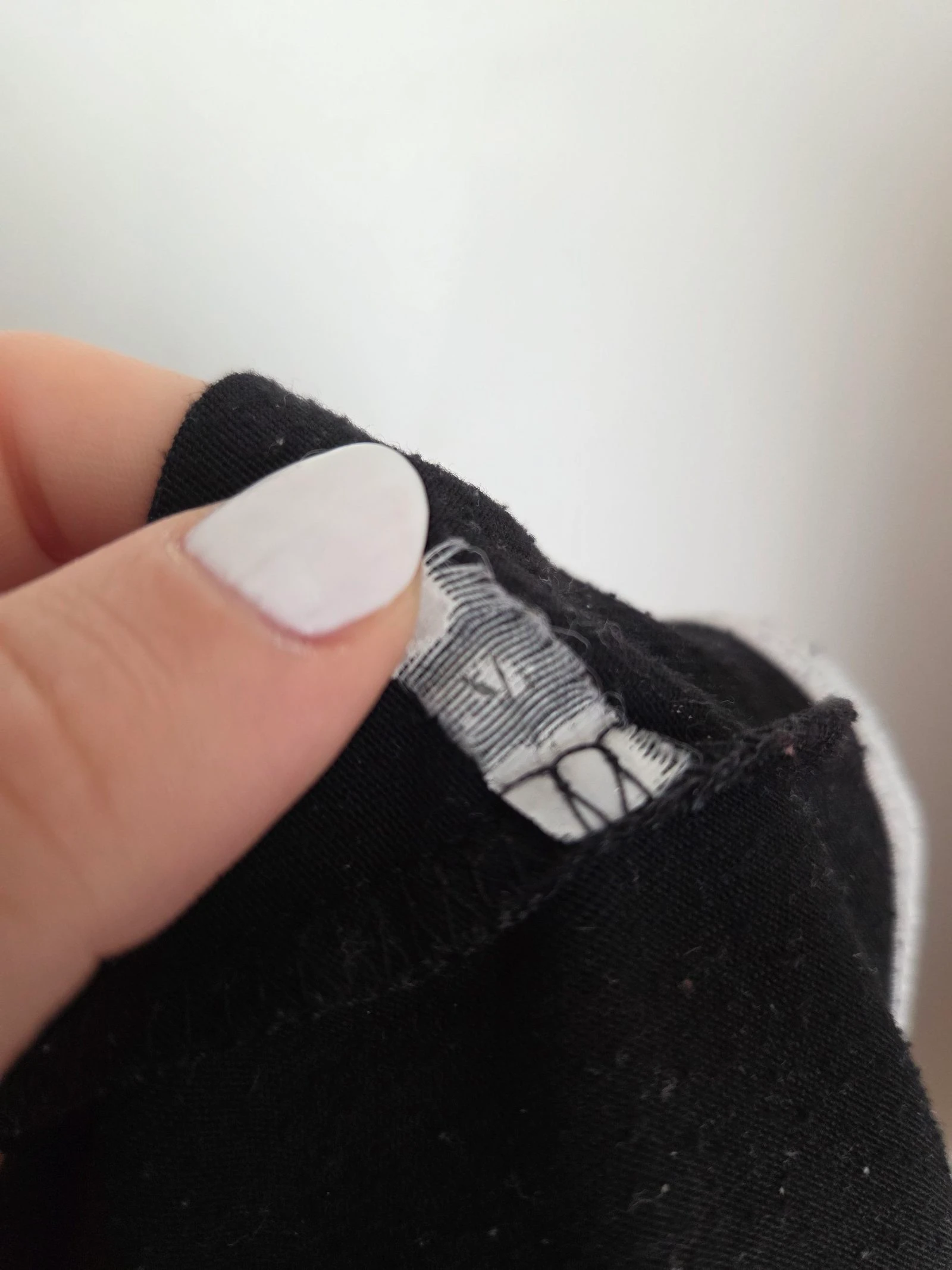 Top curto preto e branco tamanho M sem marca – photo 5